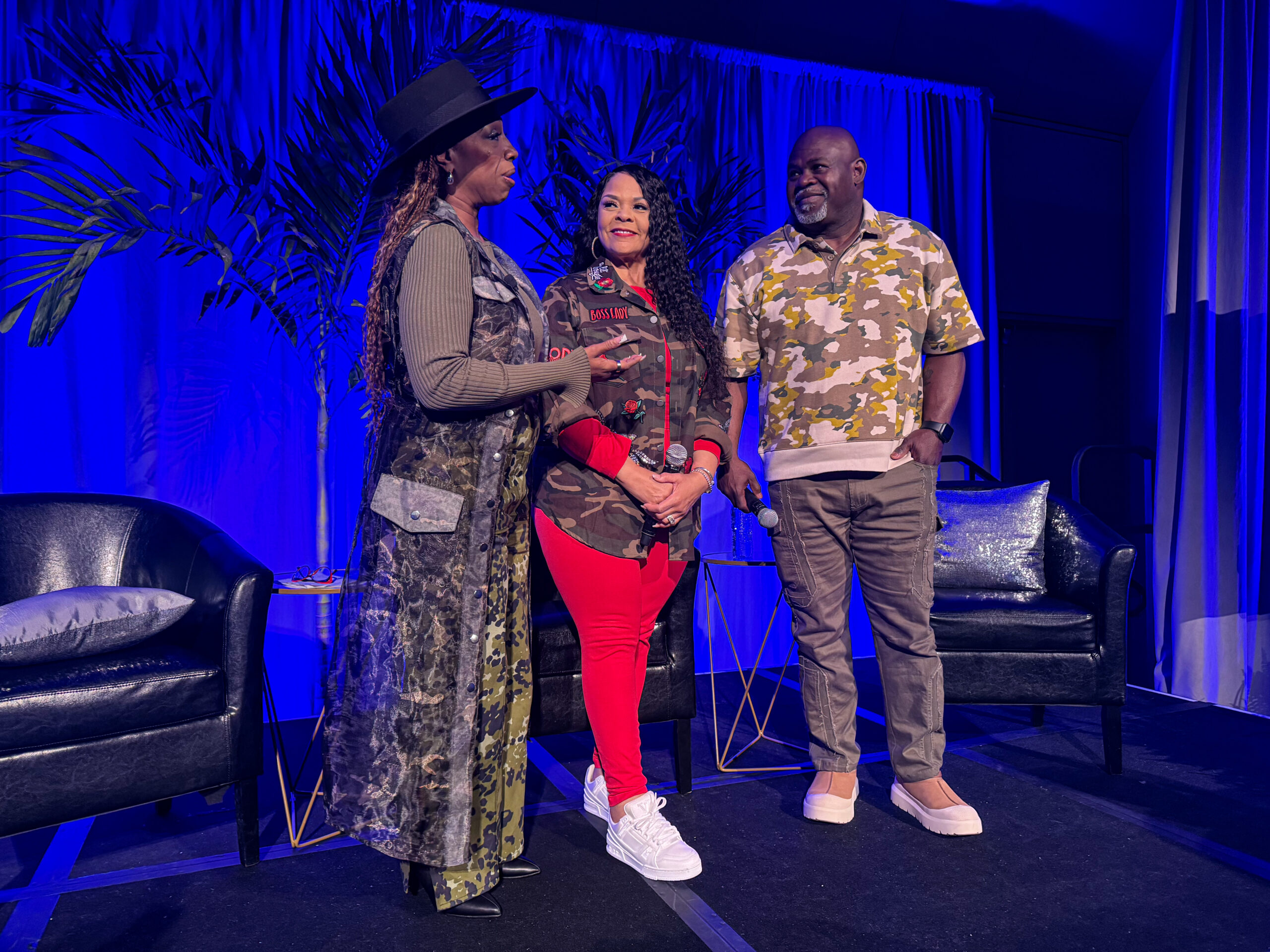 Lisa Nichols, Tamela & David Mann at the 2025 Disney Dreamer Academy